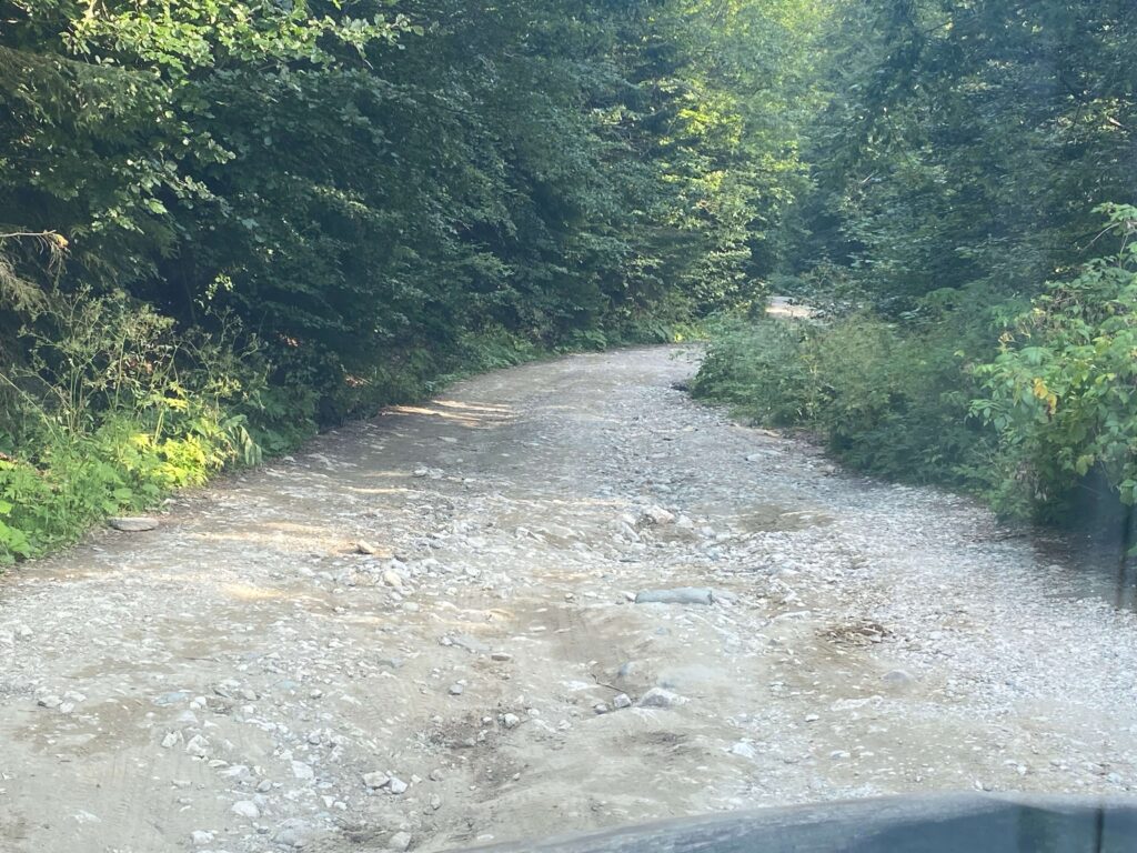 calitatea drumului spre lacul scropoasa