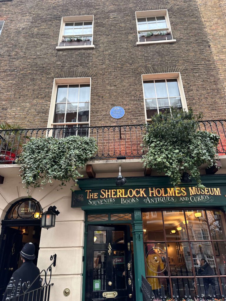 baker street 221B sherlock holmes londra