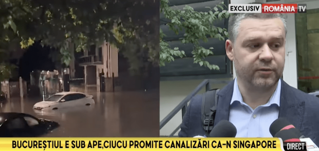 ipocrizia primarului Ciucu inundații București