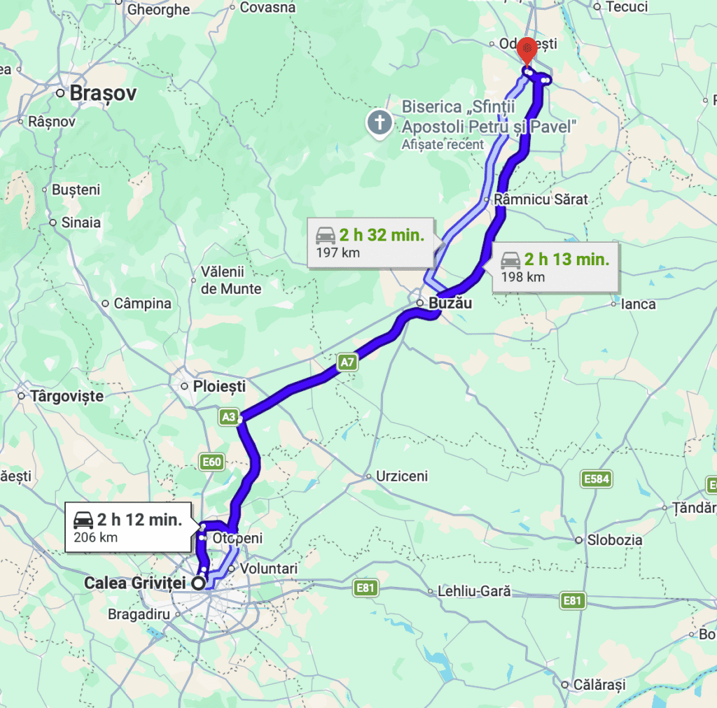 ieșire din București centura a3 a7 Focșani autostrada Moldovei